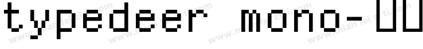 typedeer mono字体转换